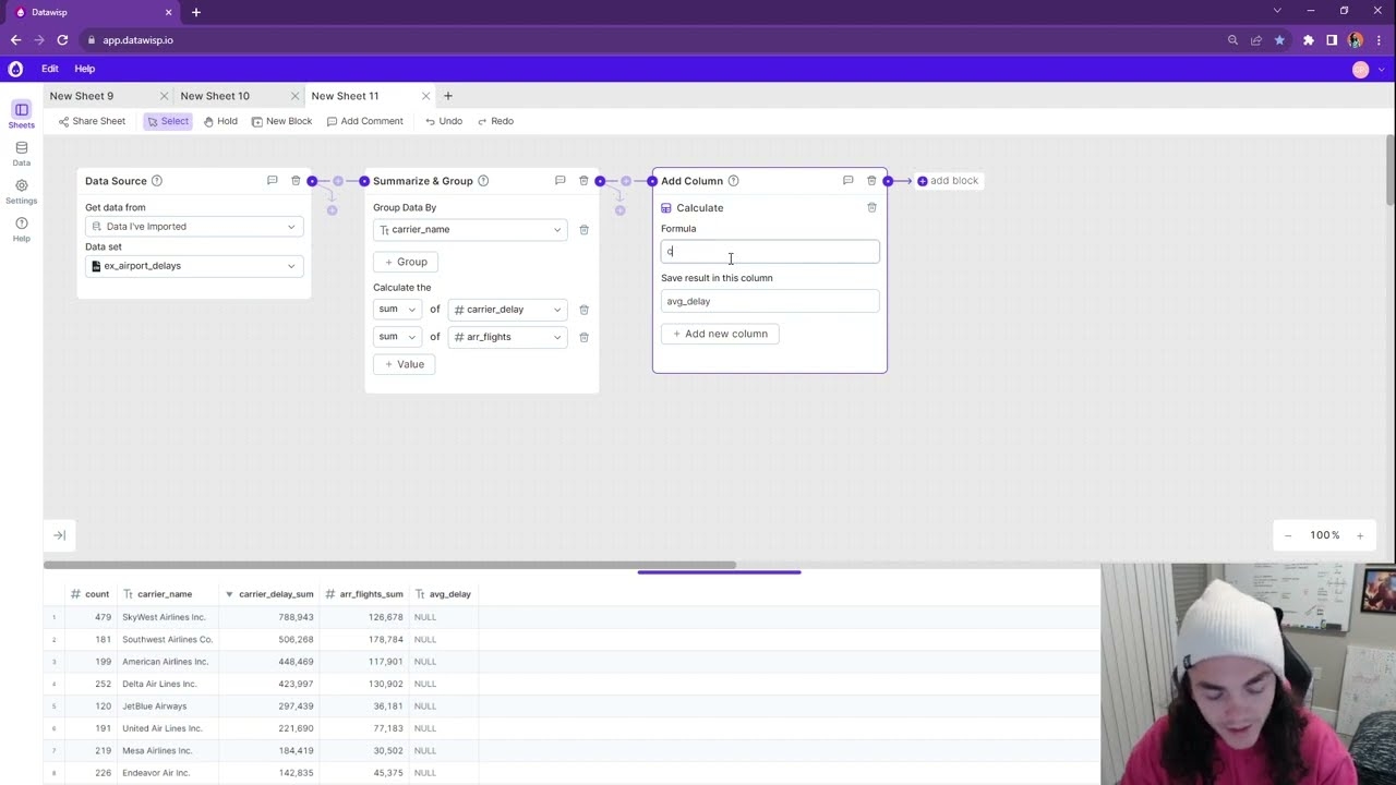 Datawisp Example - Analyst